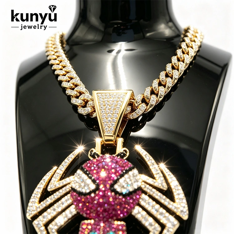 Collier Hip Hop Pendentif Bling