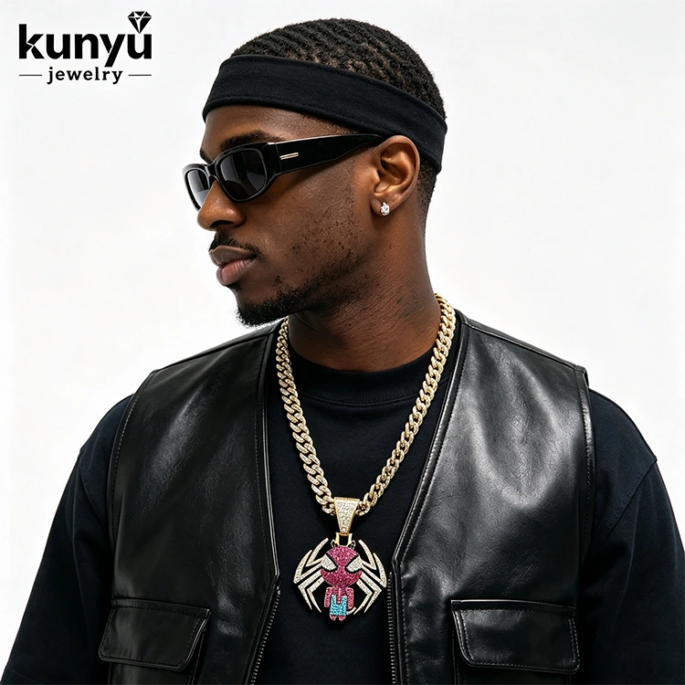 Collier Hip Hop Pendentif Bling