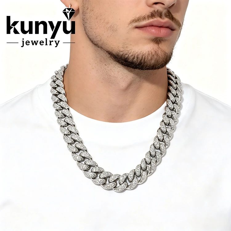 Collier Hip Hop Diamant