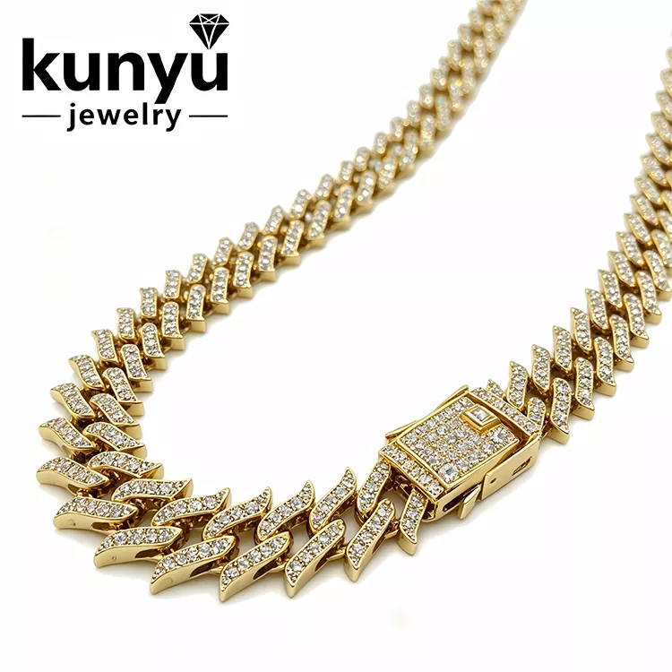 Collier Hip Hop en Or