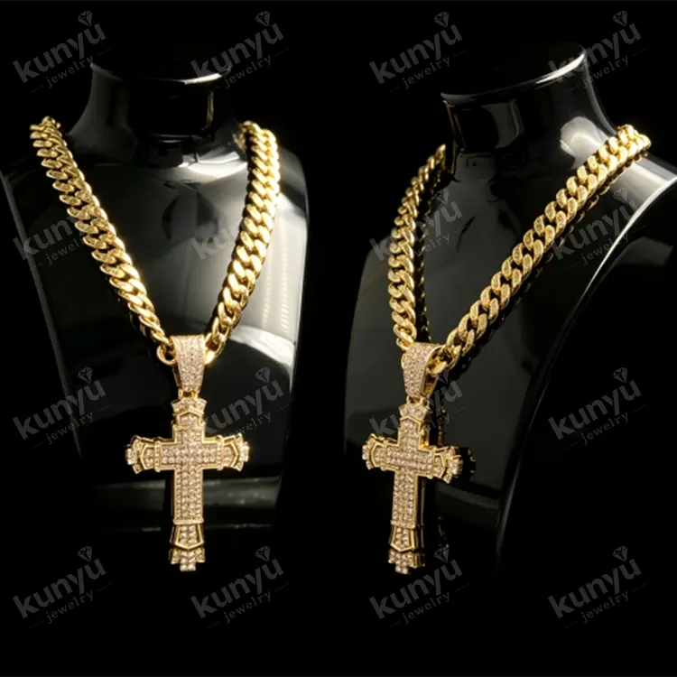 Pendentif Hip Hop Plaqué Or