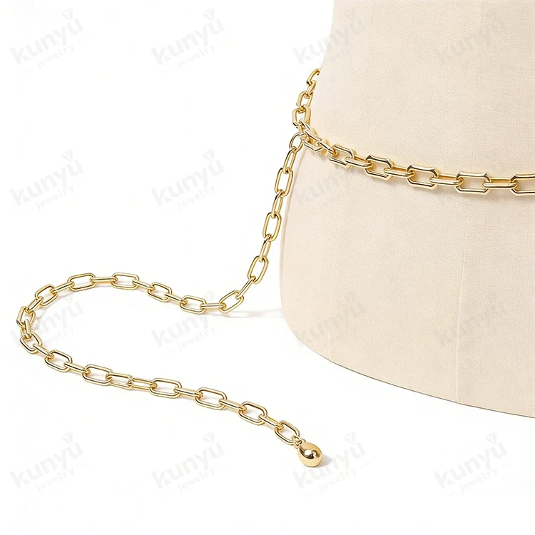Ceinture chaîne dorée