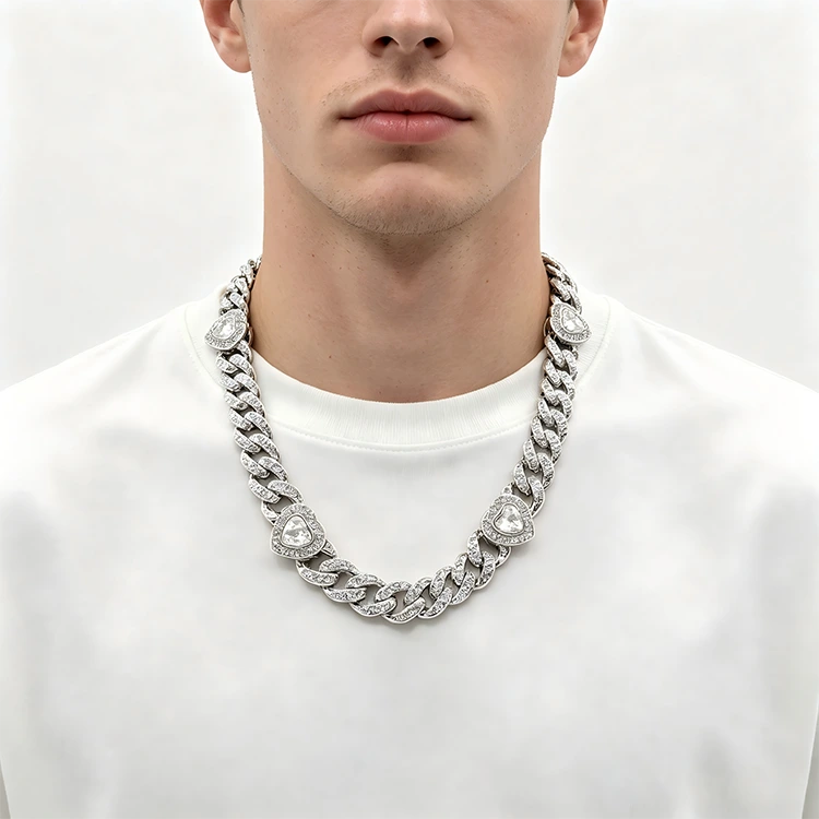 Chaîne de collier cubain faite à la main