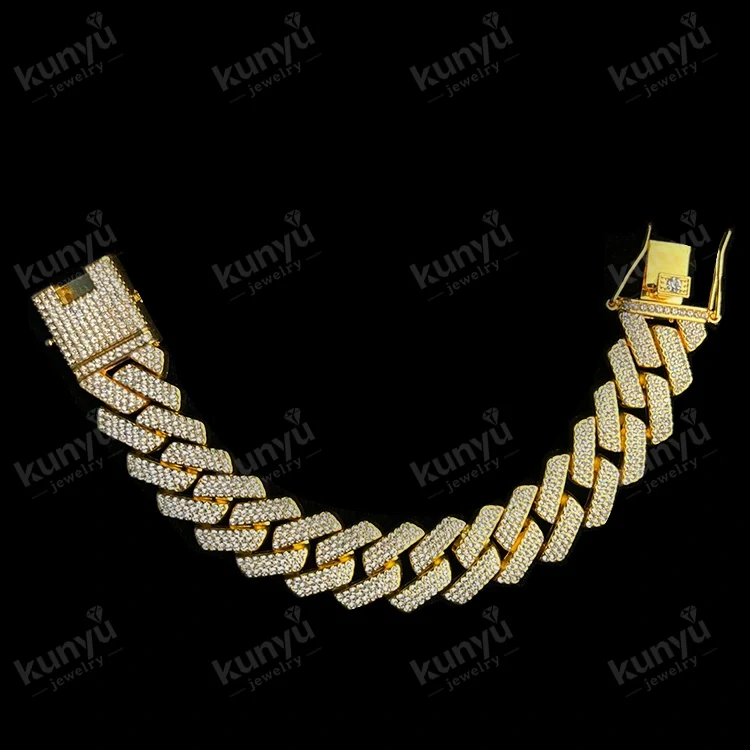 Bracelet à maillons de chaîne hip-hop