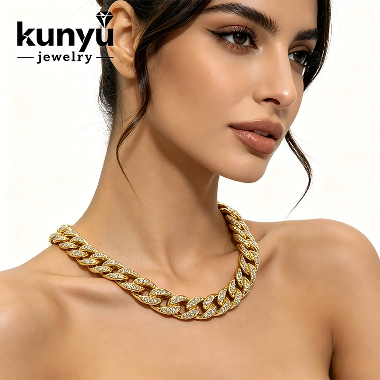Chaîne de collier cubain épais